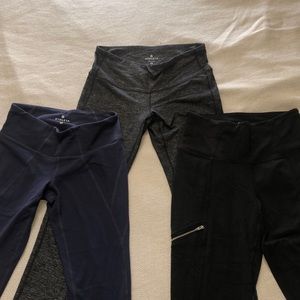 bundle of 3 athleta leggings